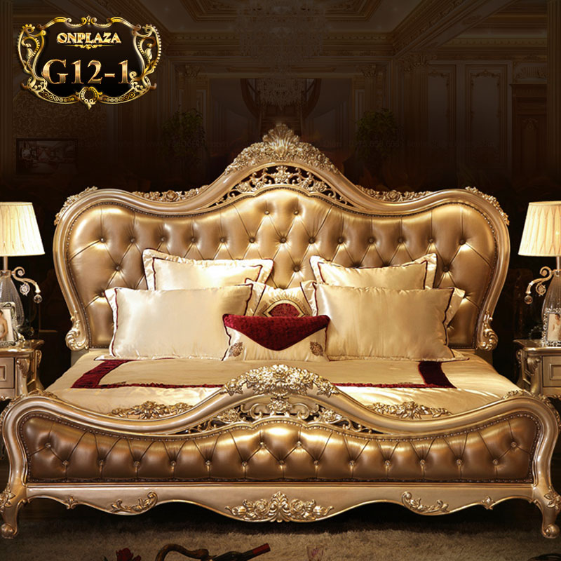 Giường ngủ cổ điển quý tộc G12 nâng tầm gia chủ