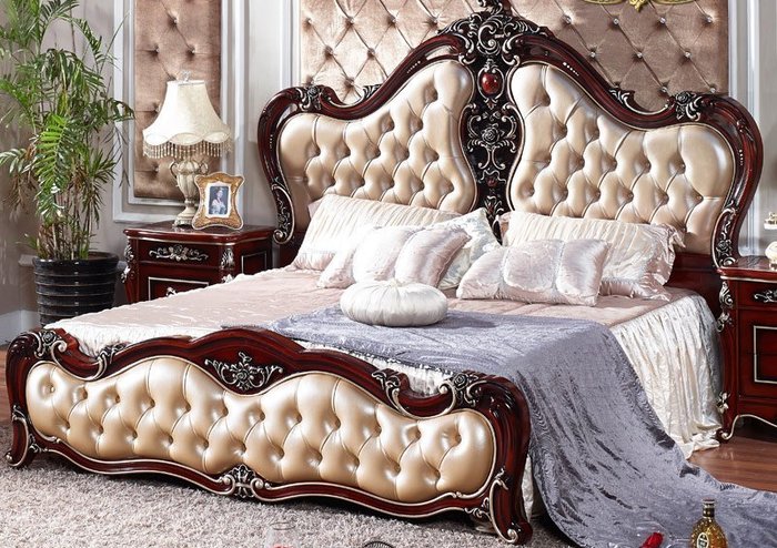 Mẫu giường hoàng gia với phong cách cổ điển