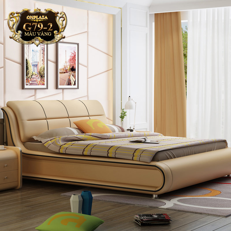 Mẫu giường hiện đại mang lại sự tiện ích cho căn phòng