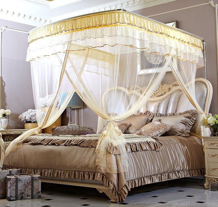 Kiểu giường ngủ + màn bung công chúa