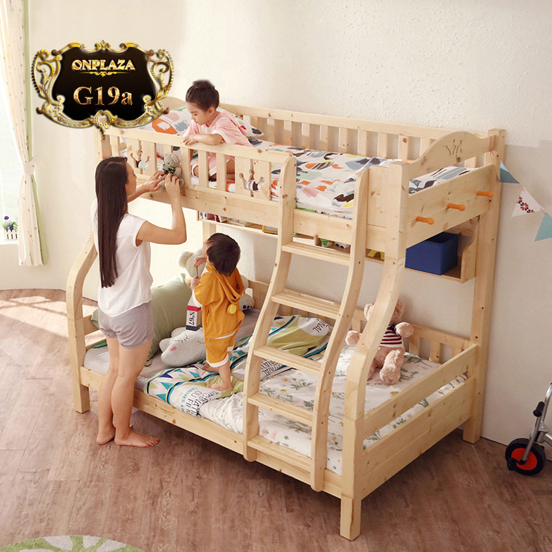 Giường ngủ gỗ 2 tầng trẻ em G19, giá: 15,224,000 VND