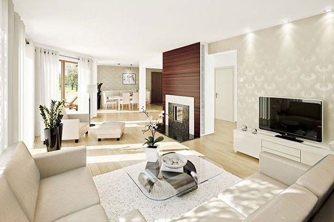 Thiết kế nội thất phòng khách đẹp đơn giản