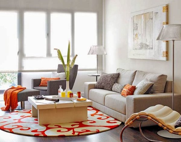  Gam màu trung tính mang đến sự tươi mới và thoải mái cho căn phòng khách nhỏ