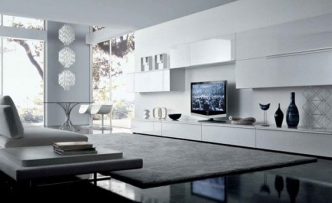 Thứ ba: Thiết kế phòng khách đẹp hiện đại theo phong cách đương đại.