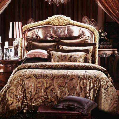 Bộ Chăn Ga Gối Đệm lụa satin cao cấp siêu VIP CG112