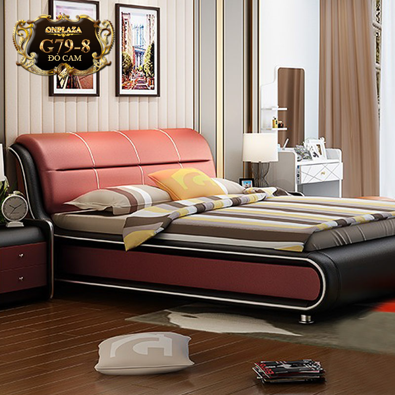 Thiết kế giường hộp, giường lanh lợi được làm bằng gỗ Hà Nội.