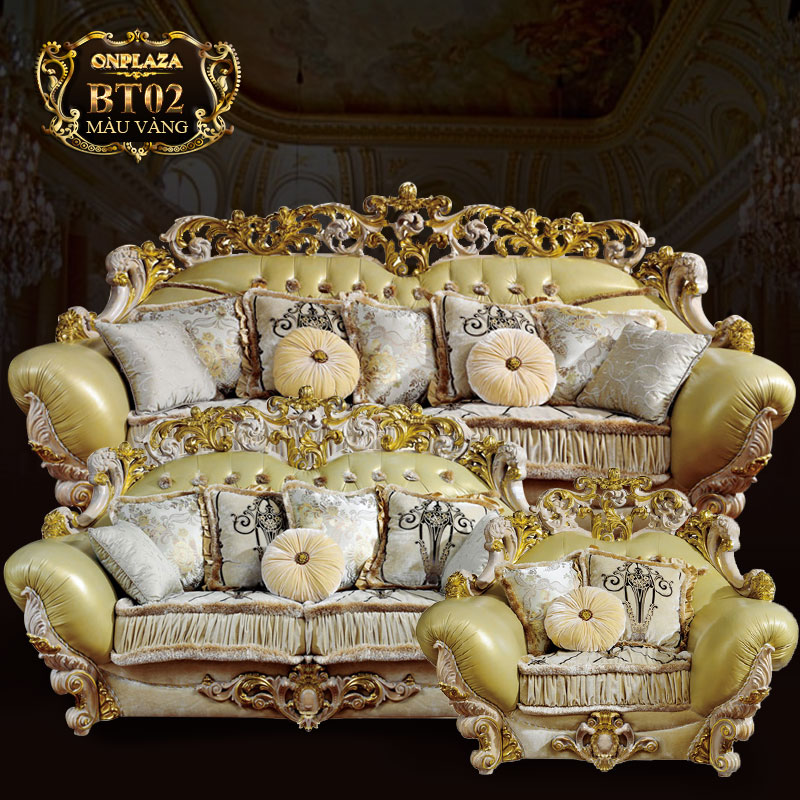 Bộ sofa cổ điển phong cách hoàng gia sang trọng PN40
