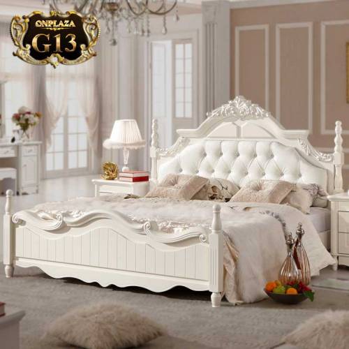 Giường ngủ nhập khẩu cao cấp phong cách tân cổ điển thời thượng G13; Giá: 21.835.550 VNĐ