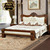 Giường ngủ gỗ phối da cao cấp phong cách tân cổ điển trang nhã G146