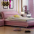 Bộ combo giường ngủ + 2 tab đầu giường bọc da G79 (Màu hồng)