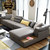 Bộ sofa phòng khách đa năng sắc xám thời thượng SF13