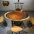 Mặt bàn trà nguyên tấm tự nhiên vân gỗ đẹp cao cấp LU169
