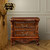 Giường ngủ khắc gỗ cổ điển sắc nâu G46 chất gỗ tần bì