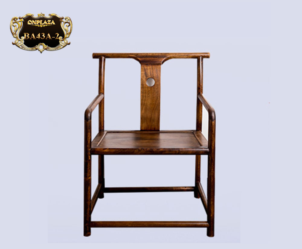 Bộ bàn ghế gỗ hồ đào nguyên tấm cao cấp cho phòng khách truyền thống (1 bàn 4 ghế) BA43