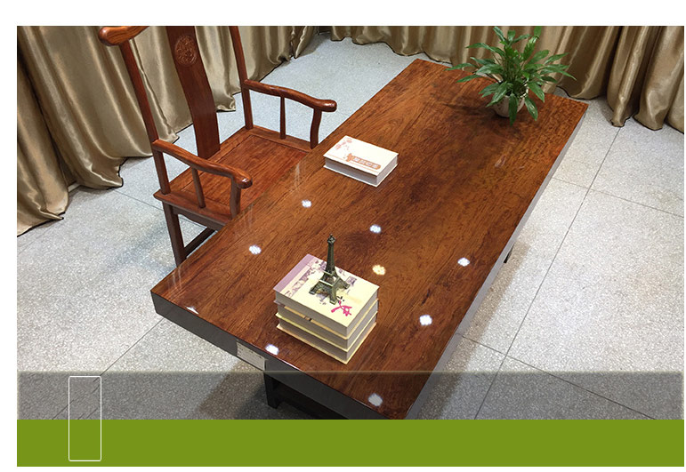 Mặt bàn trà gỗ cẩm thị phong cách truyền thống sang trọng LU165
