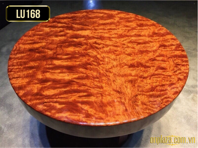 Mặt bàn gỗ tròn  nguyên tấm cao cấp LU168