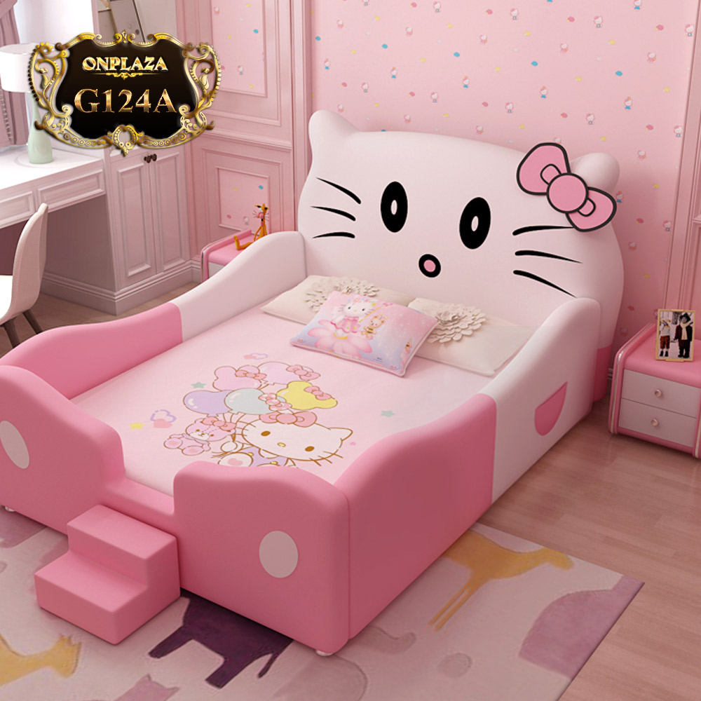 Tổng hợp những mẫu giường ngủ trẻ em hello kitty với thiết kế đẹp và đầy màu sắc cho bé gái