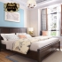Bộ giường ngủ gỗ tự nhiên phong cách Mỹ hiện đại (loại không có ngăn kéo) G157