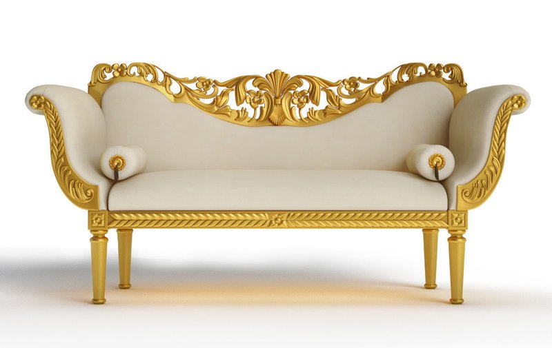 Sofa đơn cổ điển mang tính nghệ thuật cao