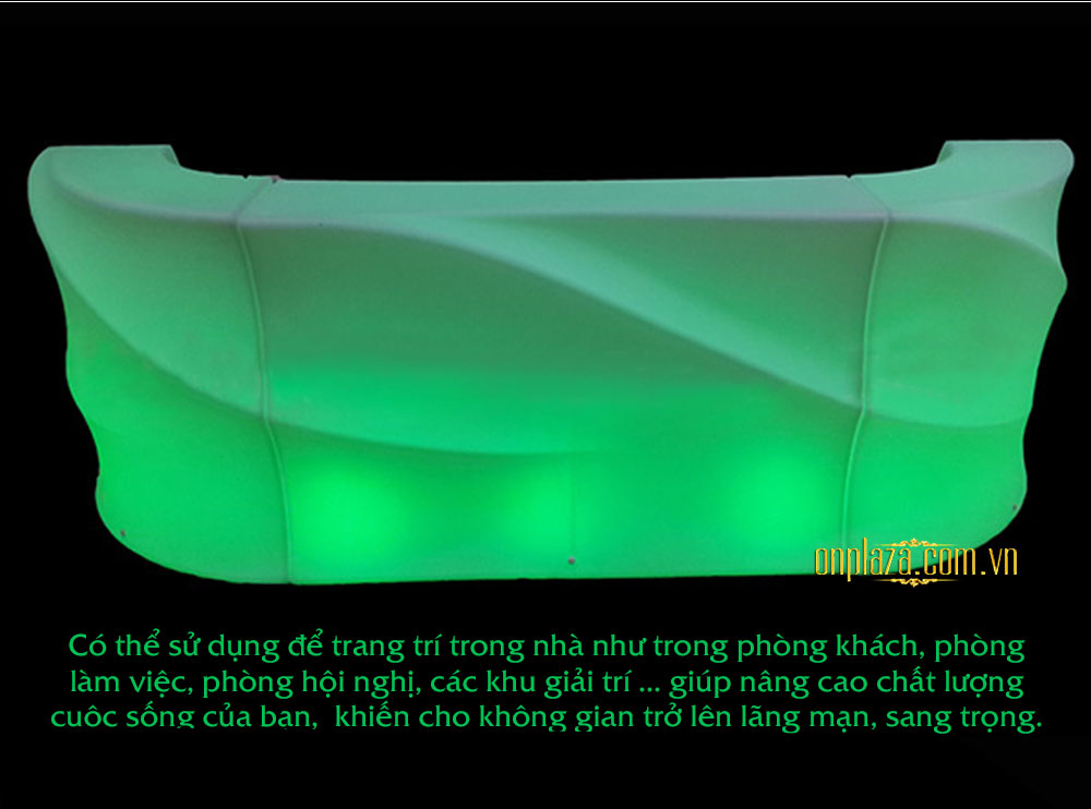 Bàn quầy bar đèn LED đổi màu cao cấp PK03