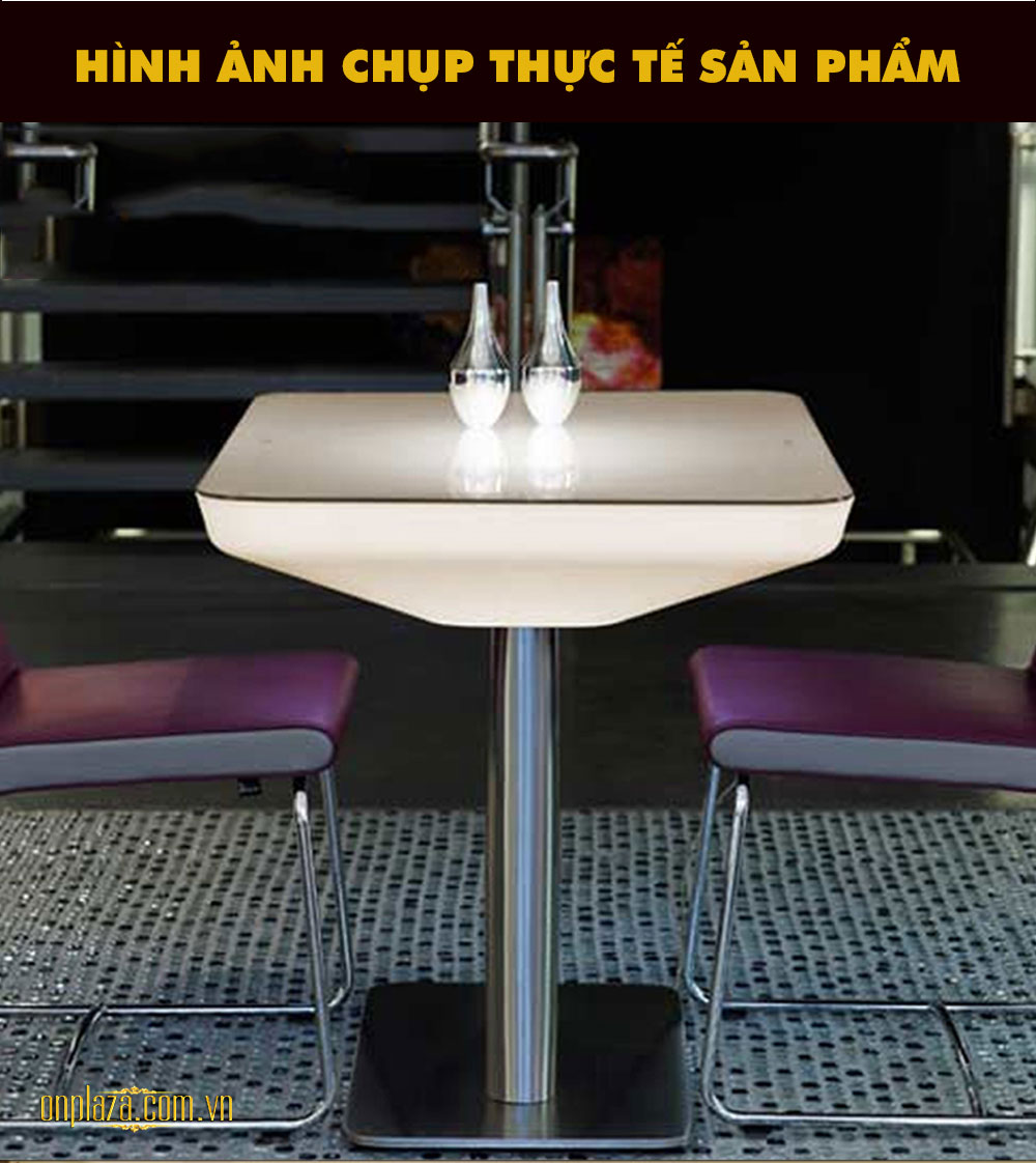 Bàn đèn LED cao cấp cho phòng karaoke, bar, cafe hiện đại PK07