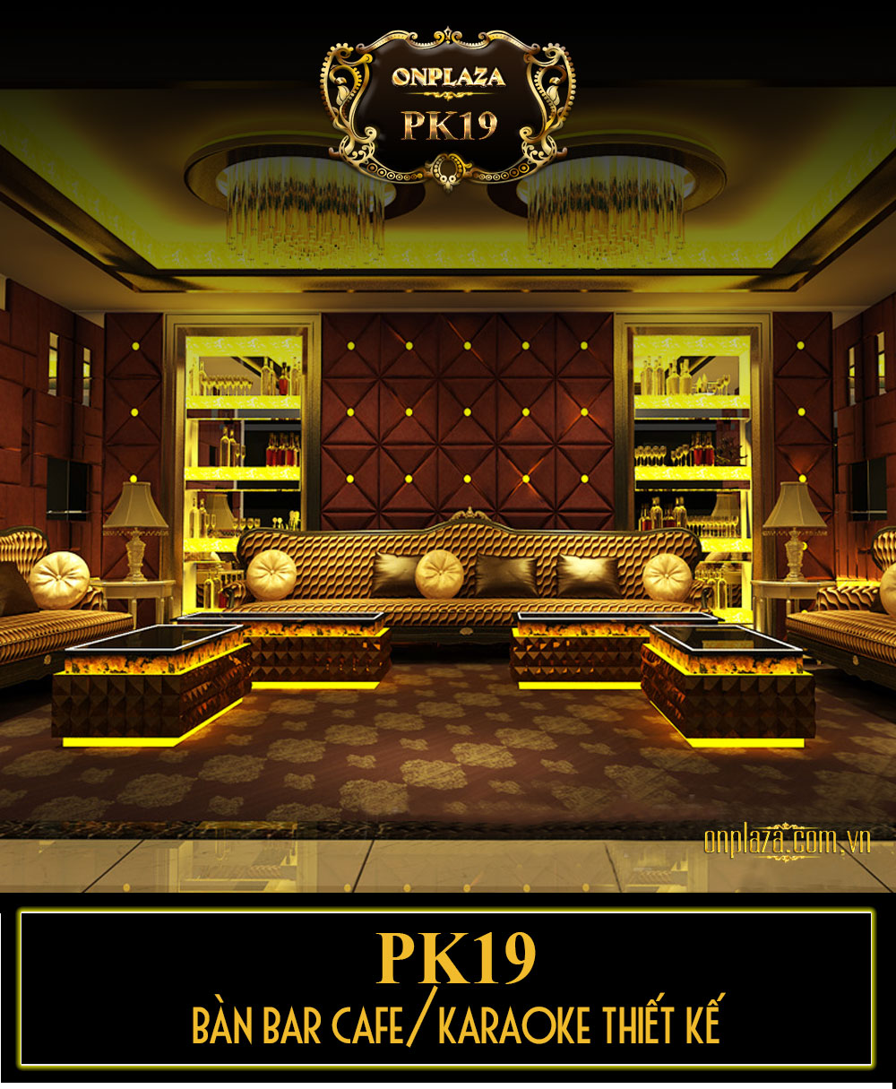 Bàn bar cafe/karaoke thiết kế sang trọng hiện đại PK19
