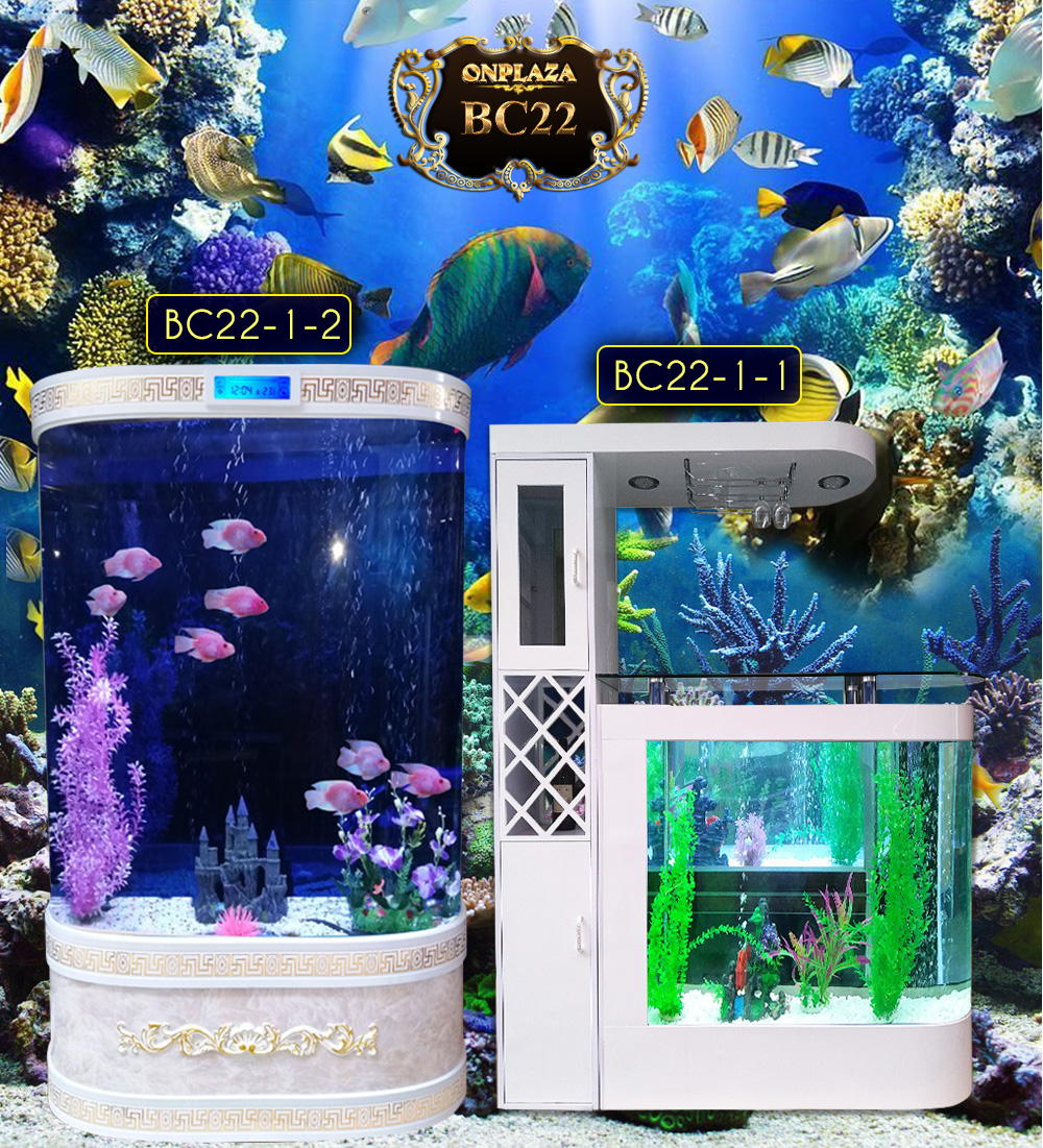 Bể cá thủy sinh cao cấp thiết kế độc đáo BC22