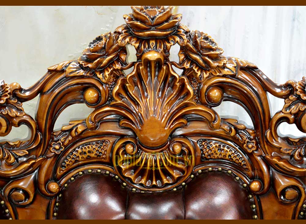 Bộ bàn ghế sofa quý tộc Châu Âu cho nhà biệt thự BT74