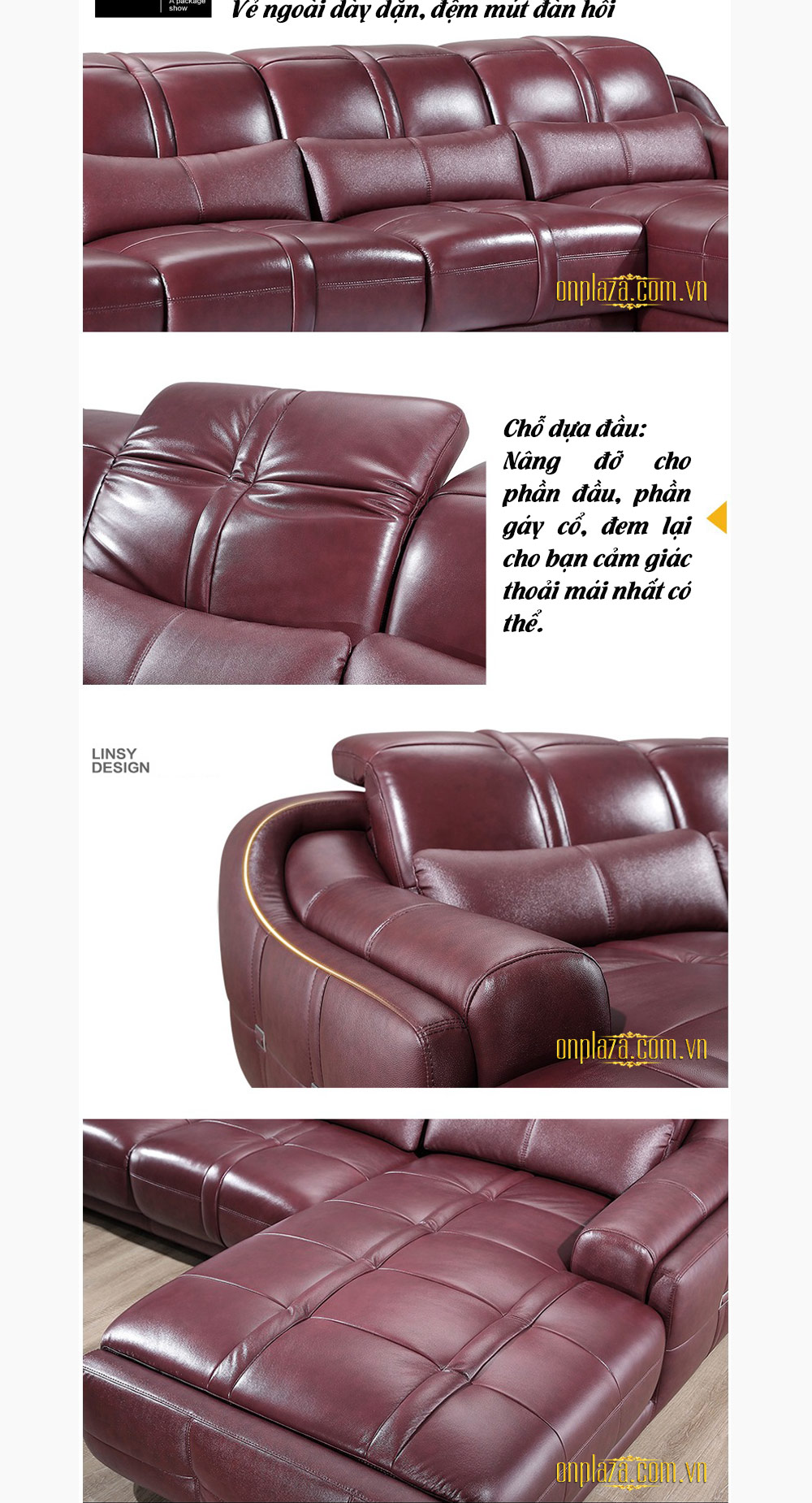 Bộ sofa phòng khách hiện đại SF05