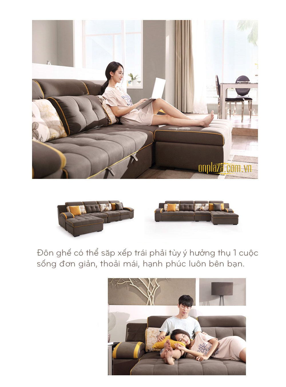 Bộ sofa thư giãn cao cấp phong cách châu thời thượng SF12