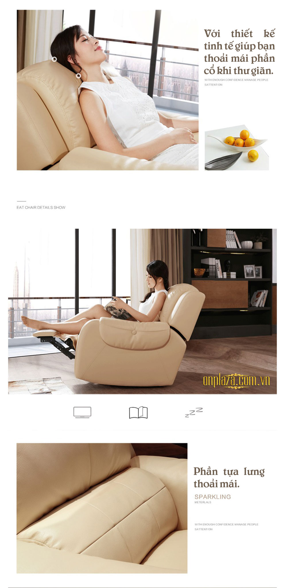 Ghế sofa thư giãn hiện đại SF18
