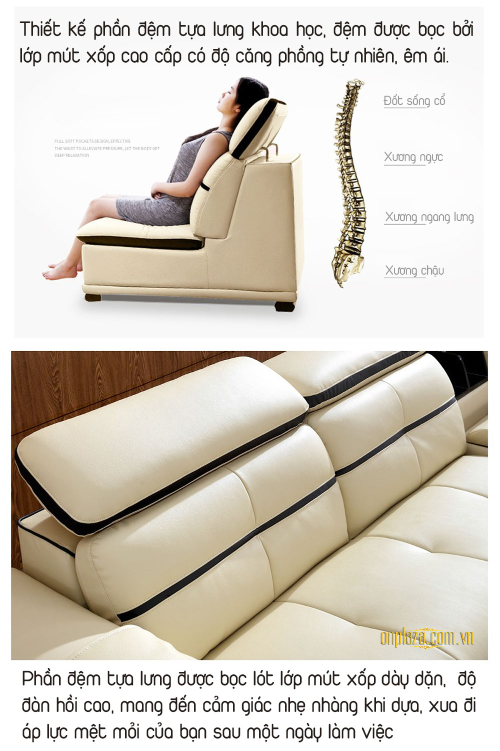 Bộ ghế sofa da cao cấp phong cách Châu âu hiện đại SF20