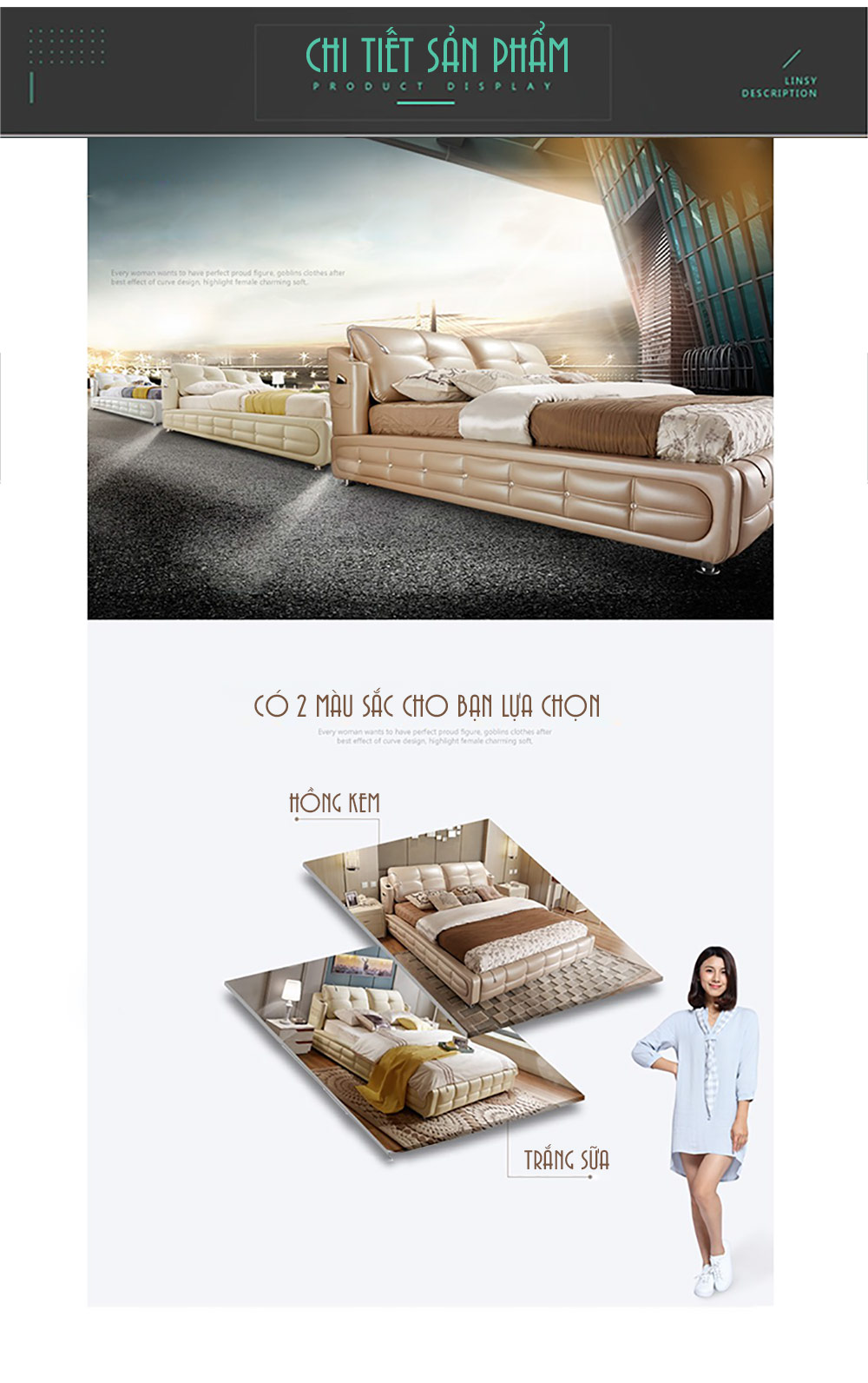 Giường ngủ đa năng thông minh phong cách hiện đại cao cấp G18