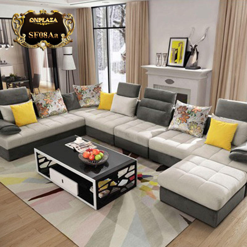 Bộ bàn ghế sofa hiện đại cho phòng khách SF08Aa