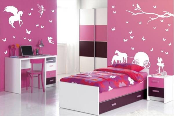 Thiết kế phòng ngủ cho bé gái đẹp và độc đáo