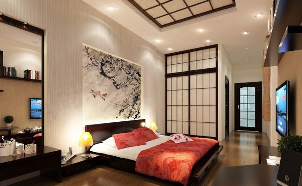 Cách trang trí phòng ngủ không giường độc đáo kiểu Nhật Bản