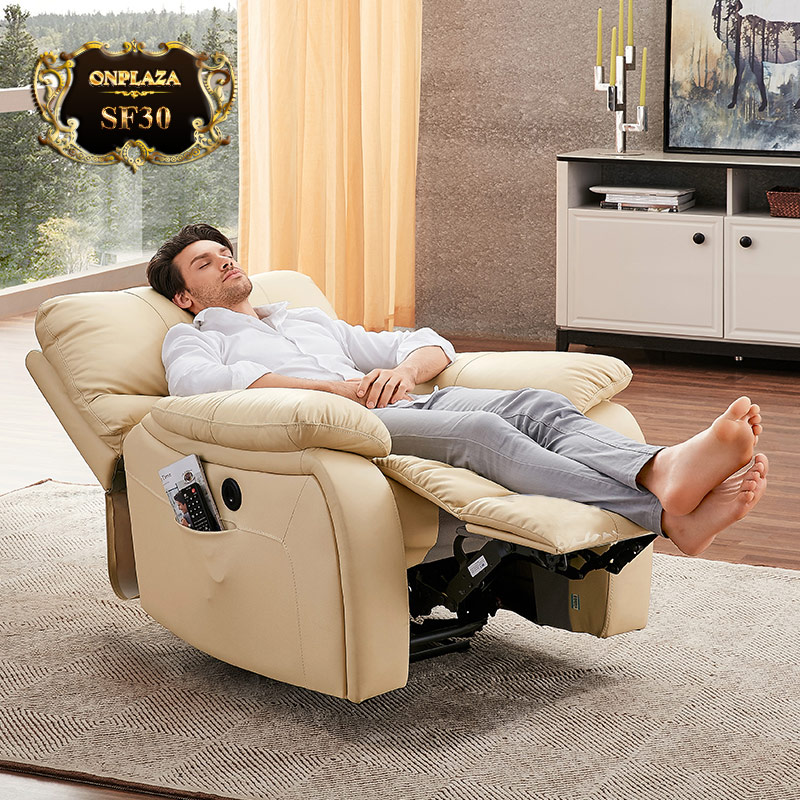 Ghế sofa massage thư giãn đa năng cao cấp SF30 màu kem