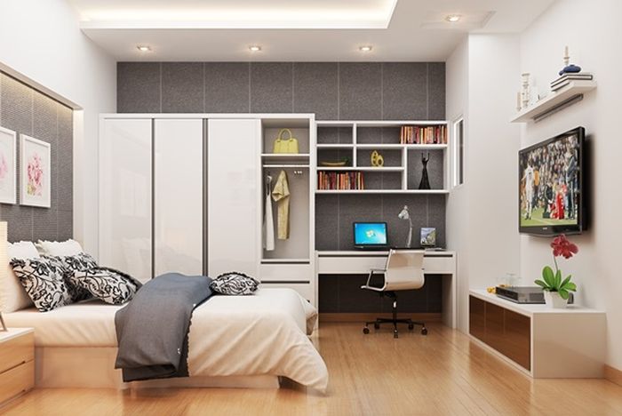 Phong cách thiết kế nội thất phòng ngủ chung cư nhiều người yêu thích