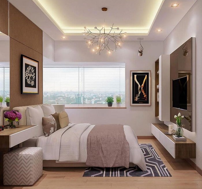 Phòng ngủ đẹp cho căn hộ chung cư cao cấp Time City