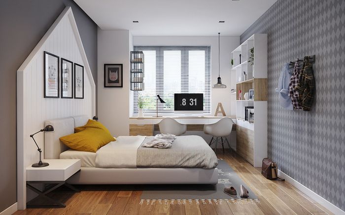 Gợi ý thiết kế phòng ngủ phong cách hiện đại cùng đơn giản, tiện lợi