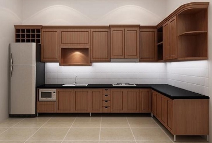 Thiết kế chữ L nổi bật với màu sắc sang trọng