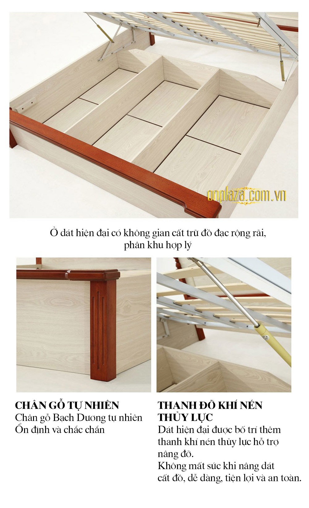 Bộ giường ngủ gỗ phong cách Địa Trung Hải (dát truyền thống) G158