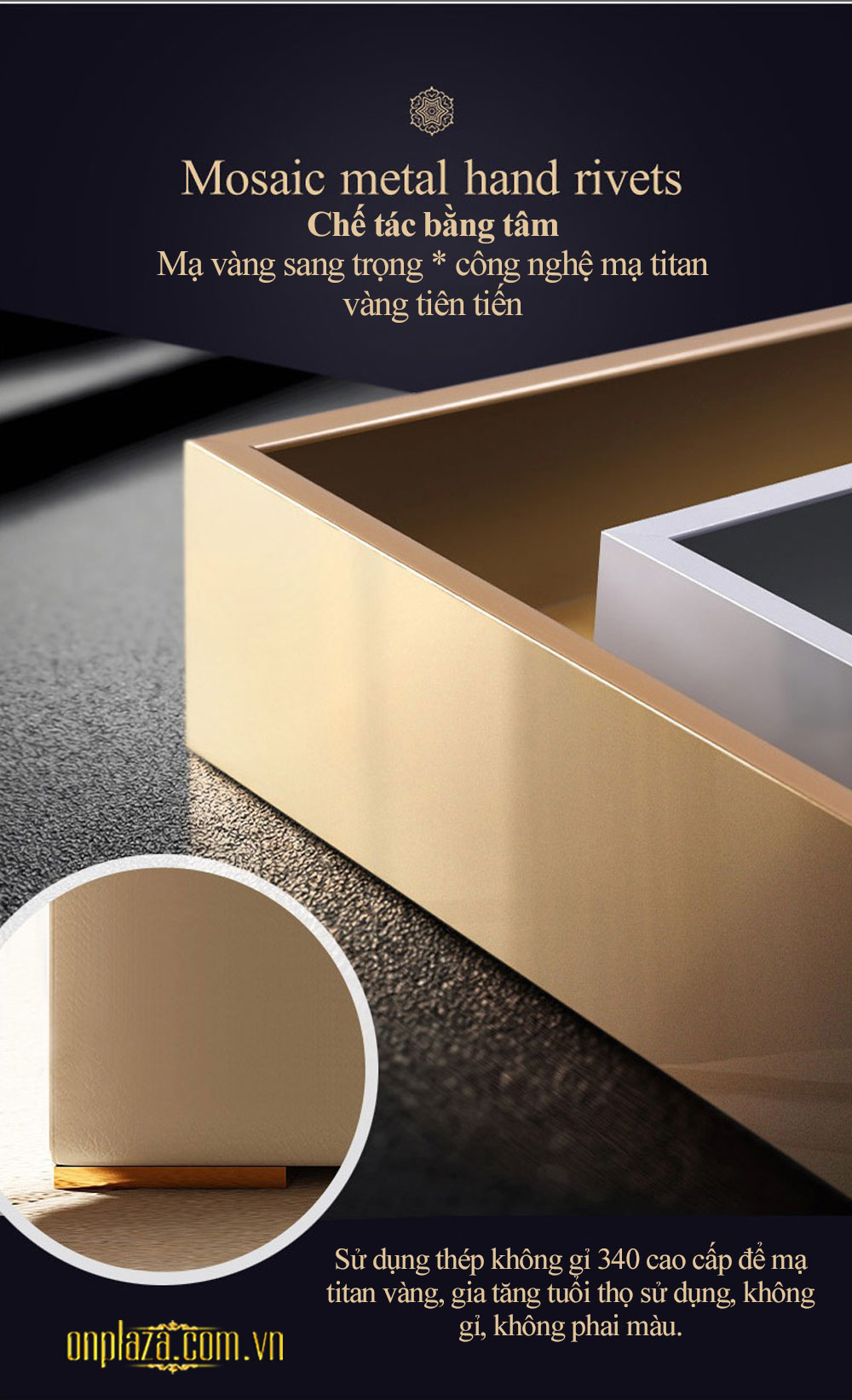 Bộ giường ngủ cao cấp bọc da cho phòng ngủ sang trọng G165