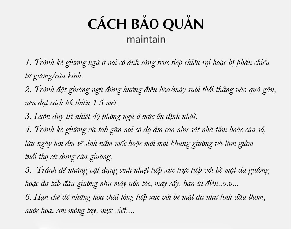 Bộ giường tai thỏ kiểu dáng hiện đại sang trọng G126