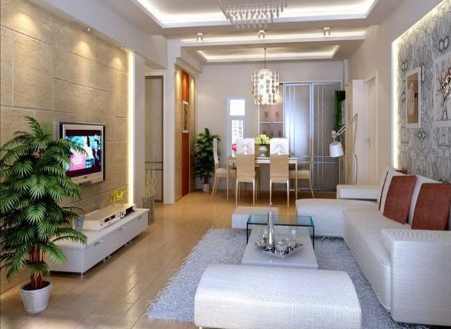 Thiết kế nội thất phòng khách đẹp đơn giản 6