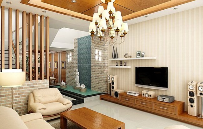 thiết kế phòng khách hiện đại