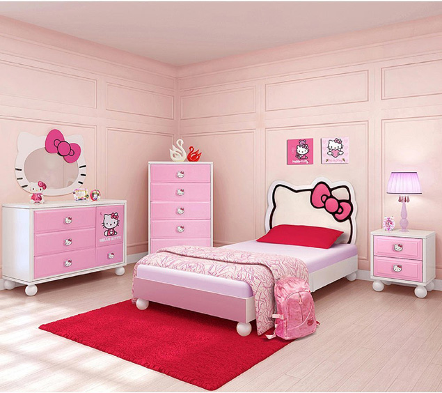 Giường ngủ siêu dễ thương cho bé gái